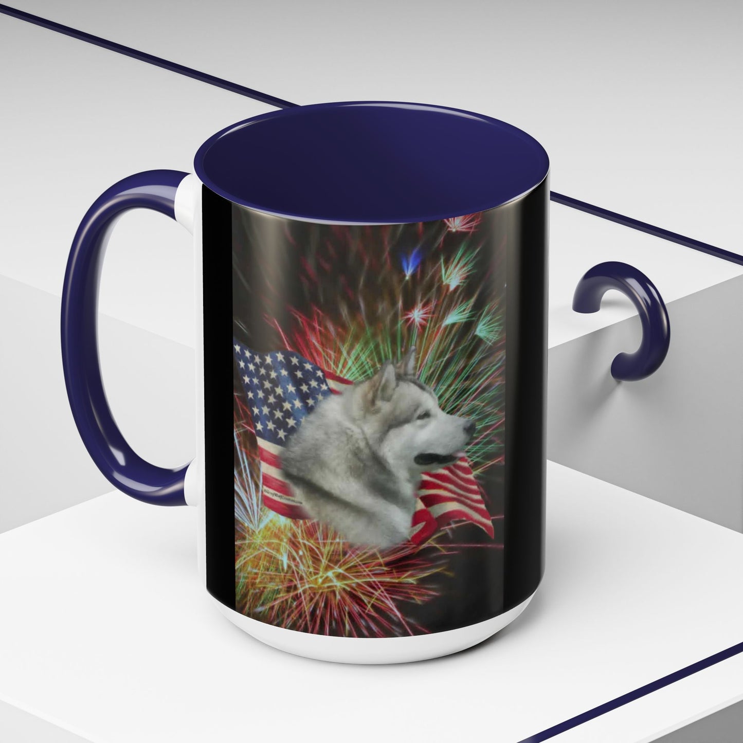 American Malamute 2-Tone Coffee Mug