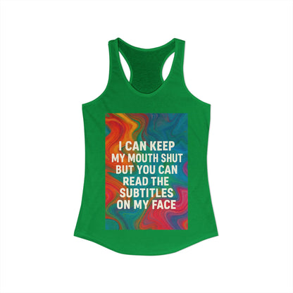 Subtitles Women's Racerback Tank