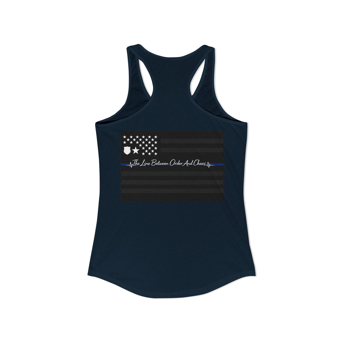 Thin Blue Line Women's Racerback Tank
