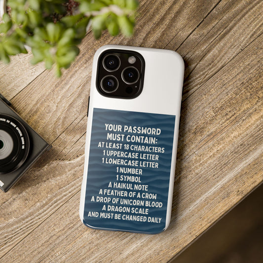 Password iPhone Case