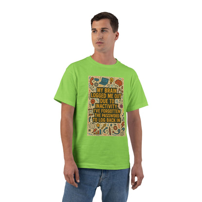 Logged Out Men's Short-Sleeve Crewneck Tee
