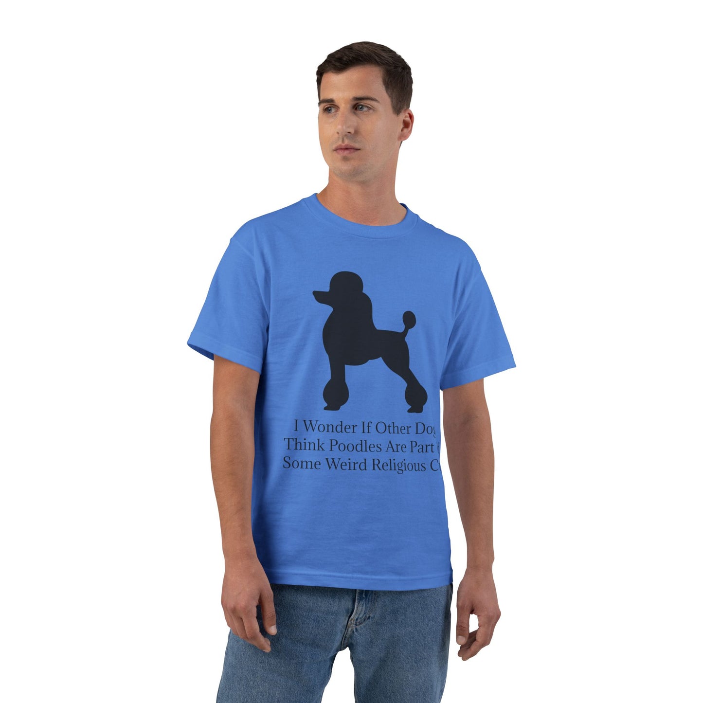 I Wonder Men's Short-Sleeve Crewneck Tee