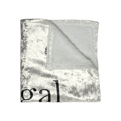 Legal H**ker Wheel Lift Tow Truck Crushed Velvet Blanket