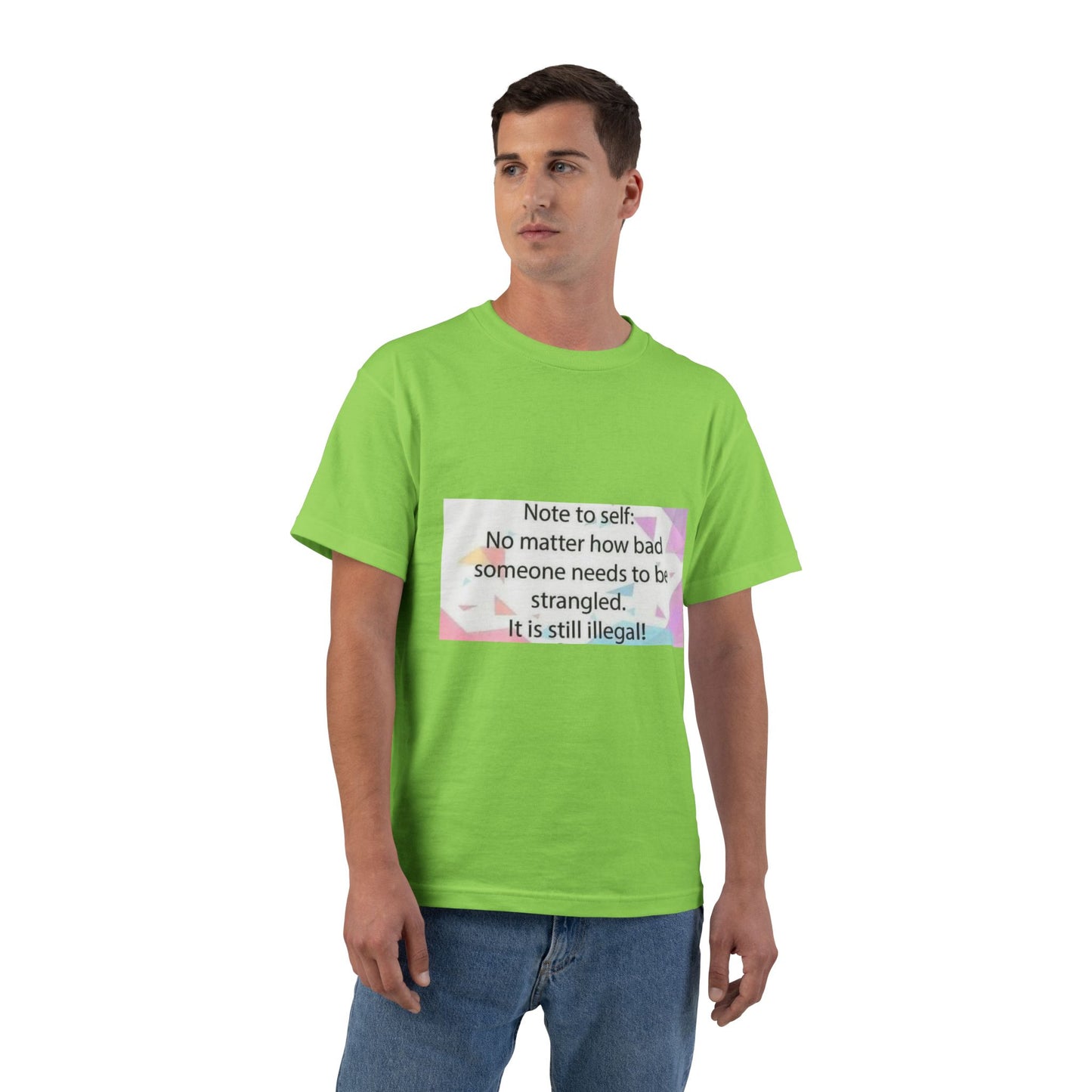 Note To Self Men's Short-Sleeve Crewneck Tee