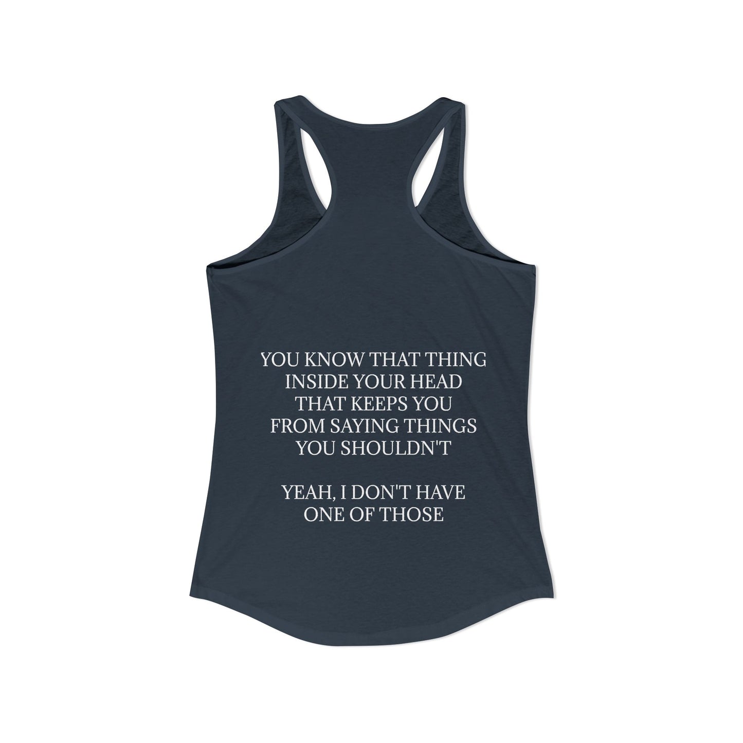 No Filter Women's Racerback Tank