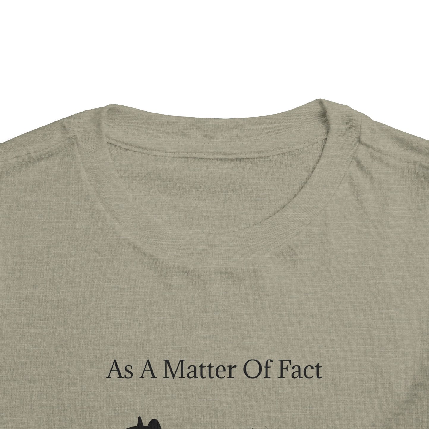 Matter Of Fact Malamute Toddler Unisex Short Sleeve Crewneck Tee