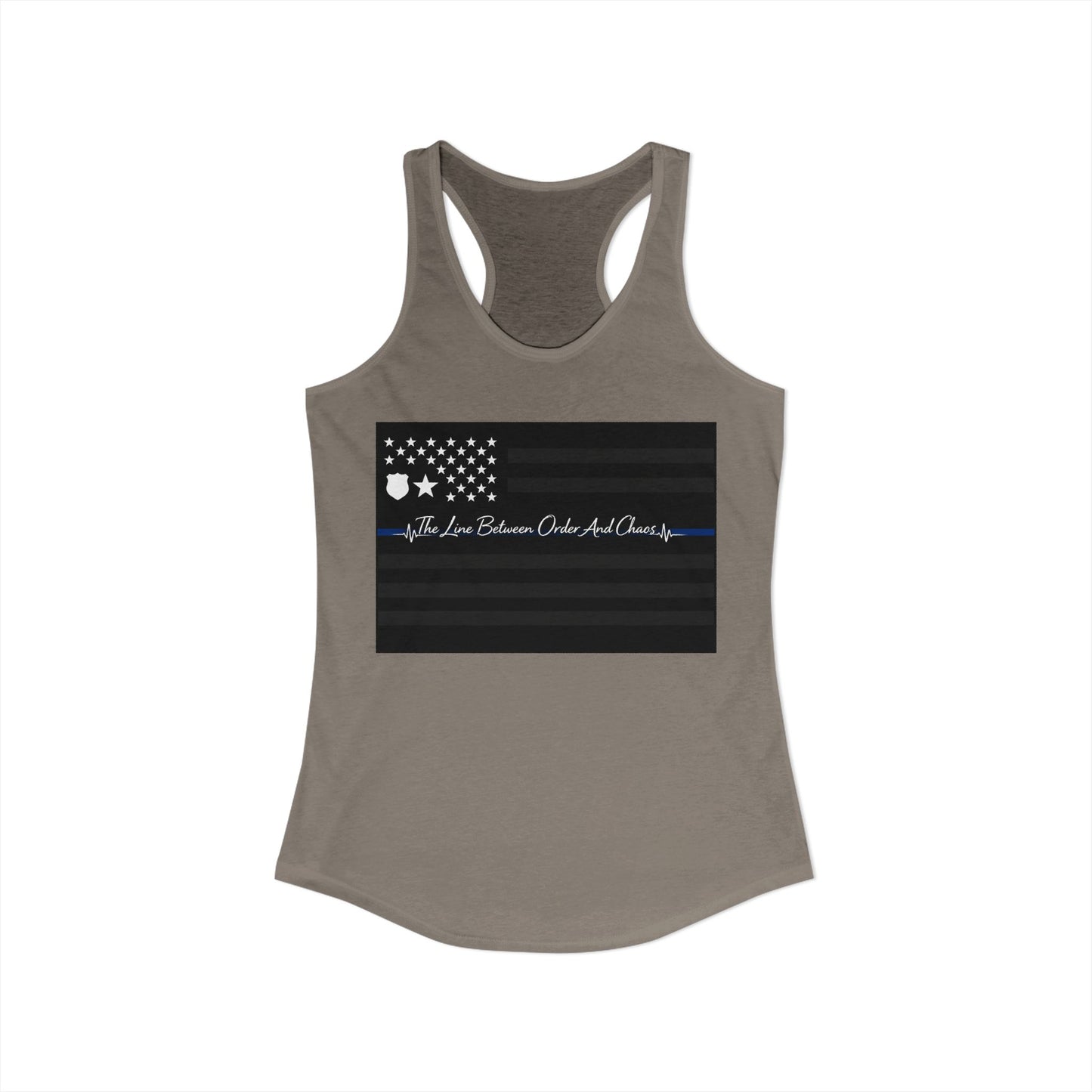 Thin Blue Line Women's Racerback Tank