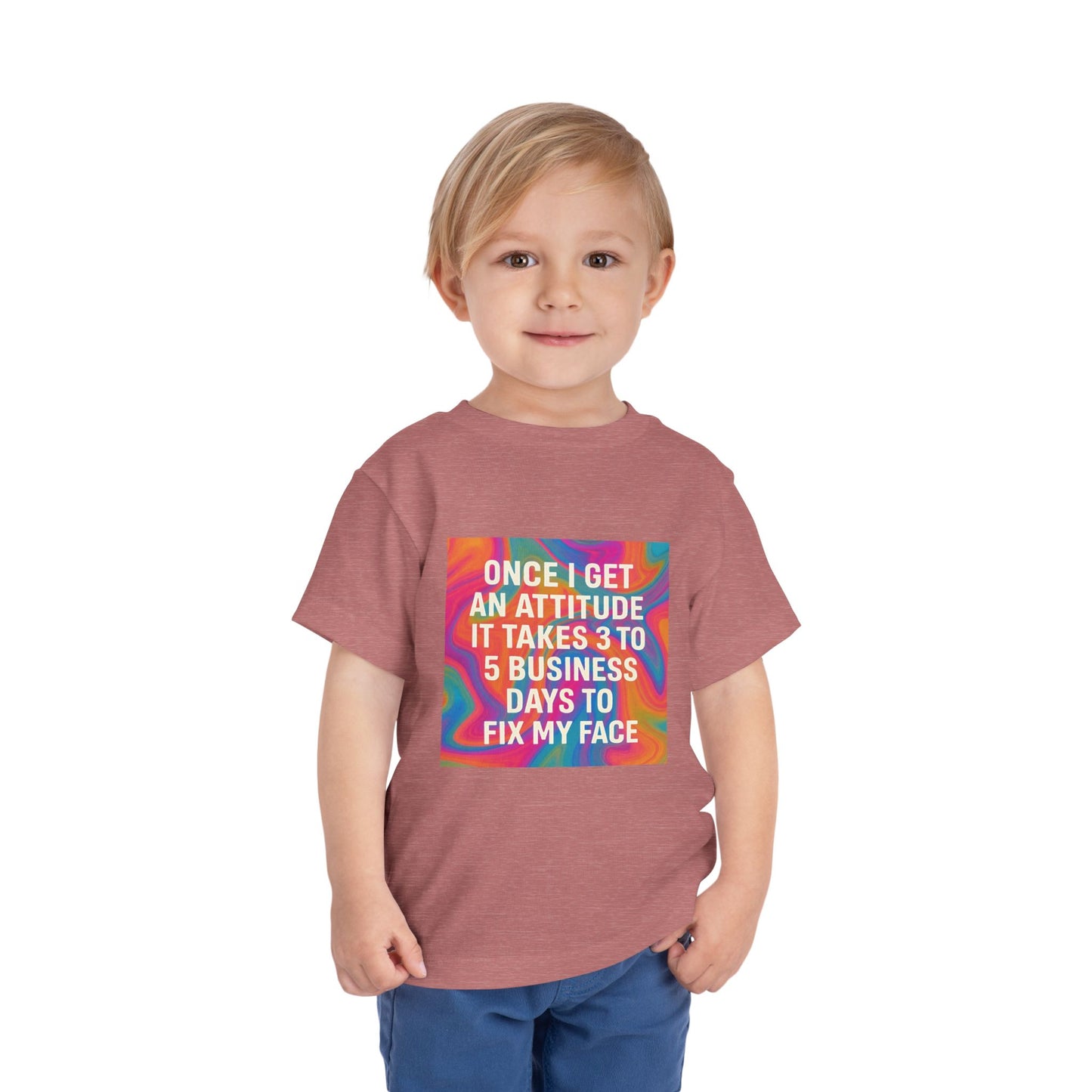 Fix My Face Toddler Unisex Short Sleeve Crewneck Tee