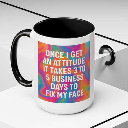 Fix My Face 2-Tone Coffee Mug