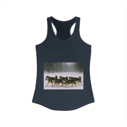 Mush On Women's Racerback Tank