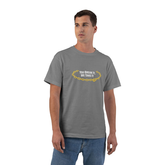 You Break It Men's Short-Sleeve Crewneck Tee