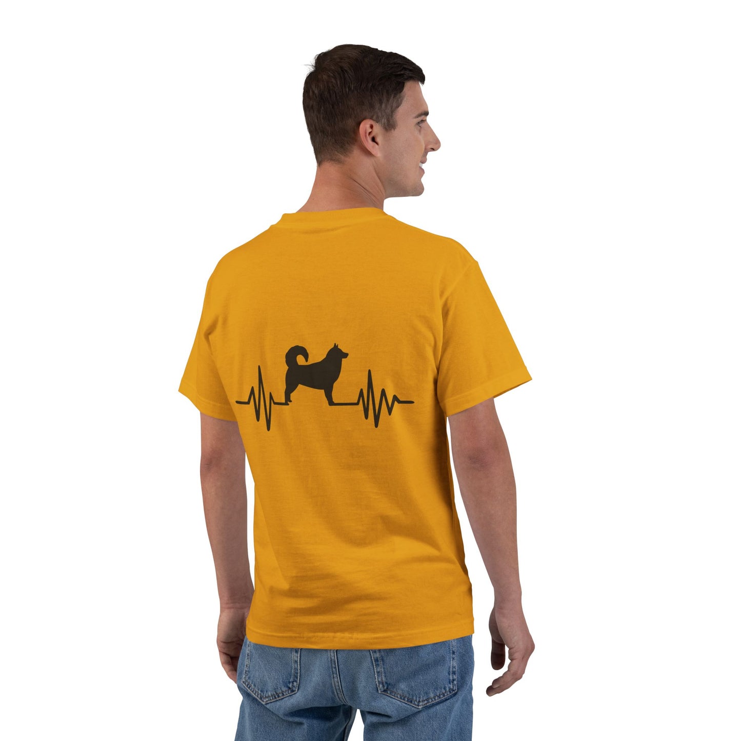 My Heart Beats For Malamutes Men's Short-Sleeve Crewneck Tee