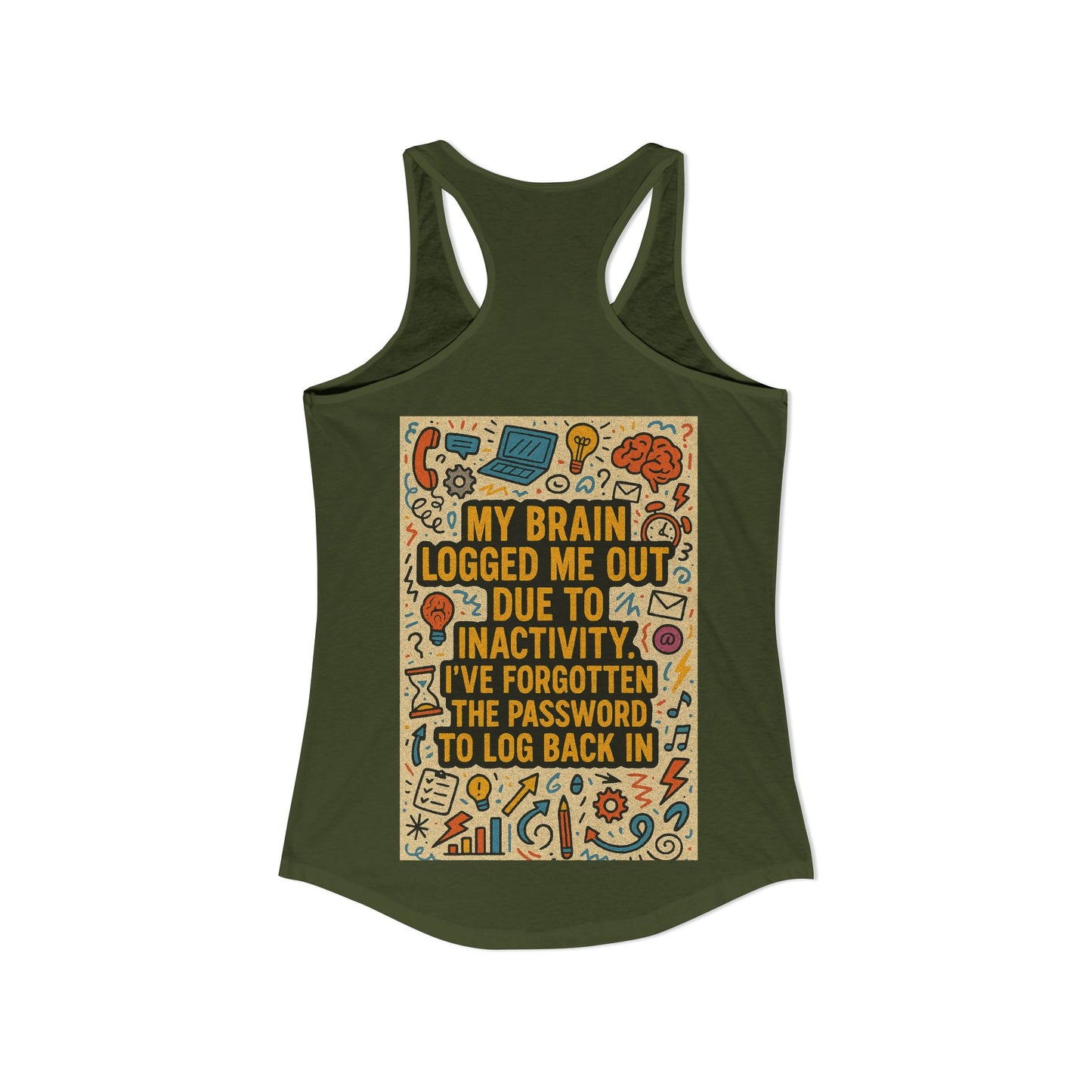 Logged Out Women's Racerback Tank