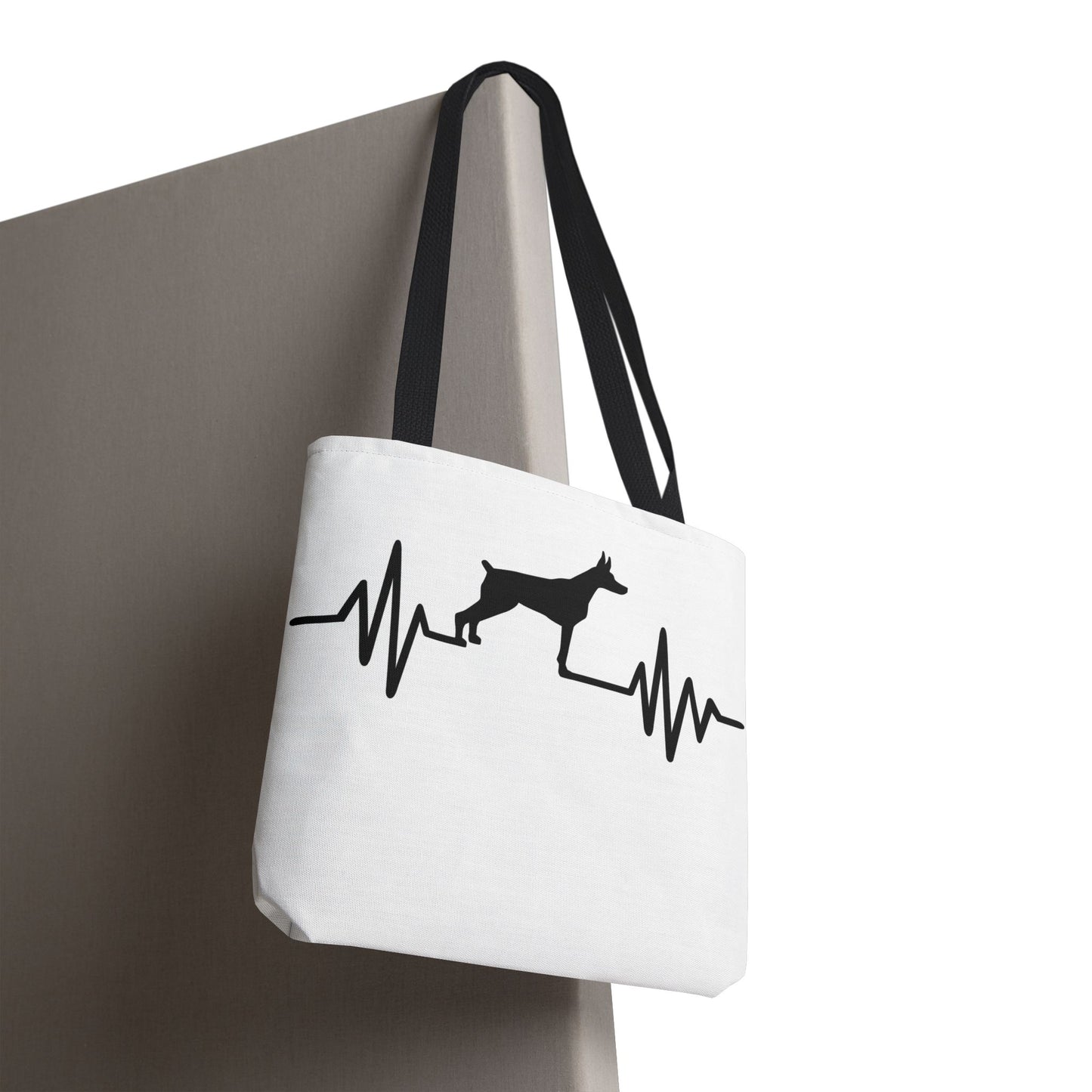 My Heart Beats For Dobermans Tote Bag