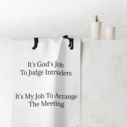 Arrange The Meeting Mink-Cotton  Beach Towel