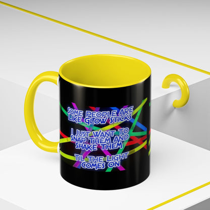 Glow Sticks 2-Tone Coffee Mug