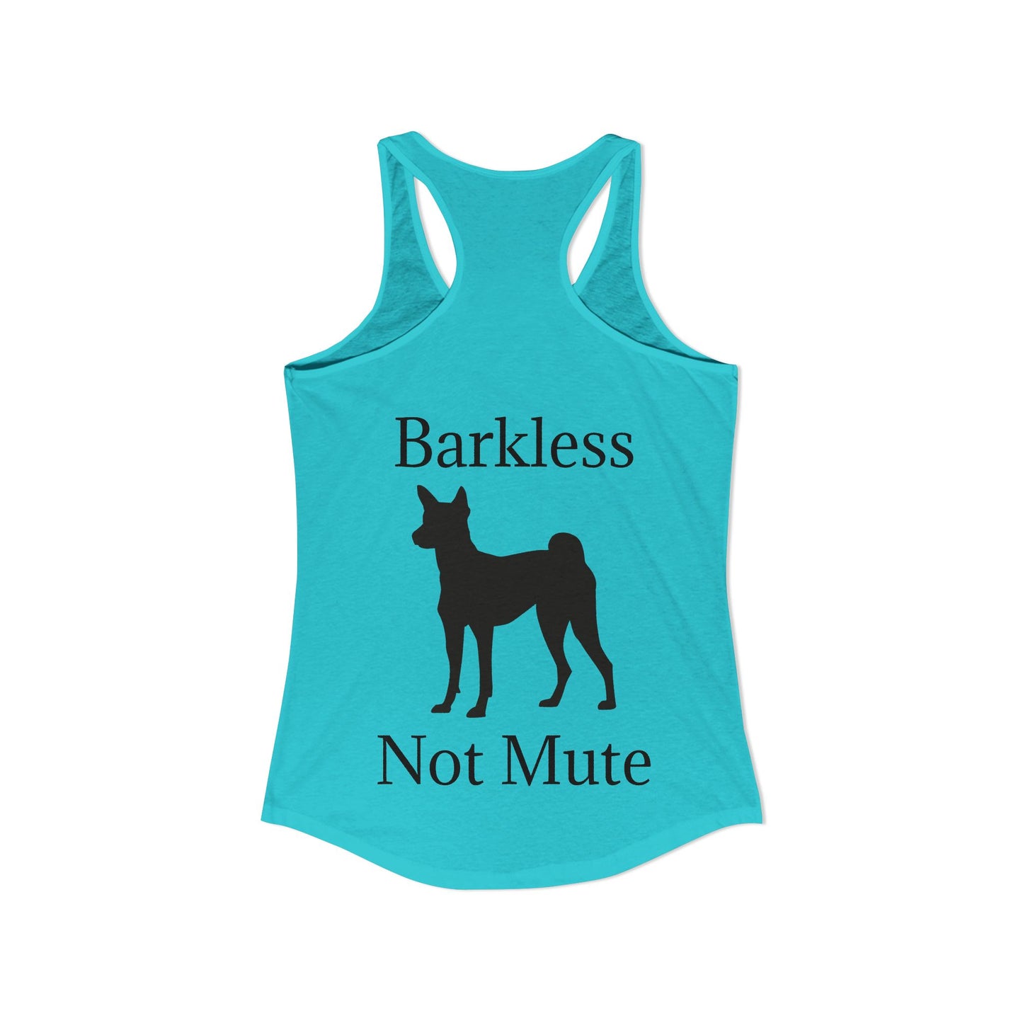 Barkless Not Mute Women's Racerback Tank