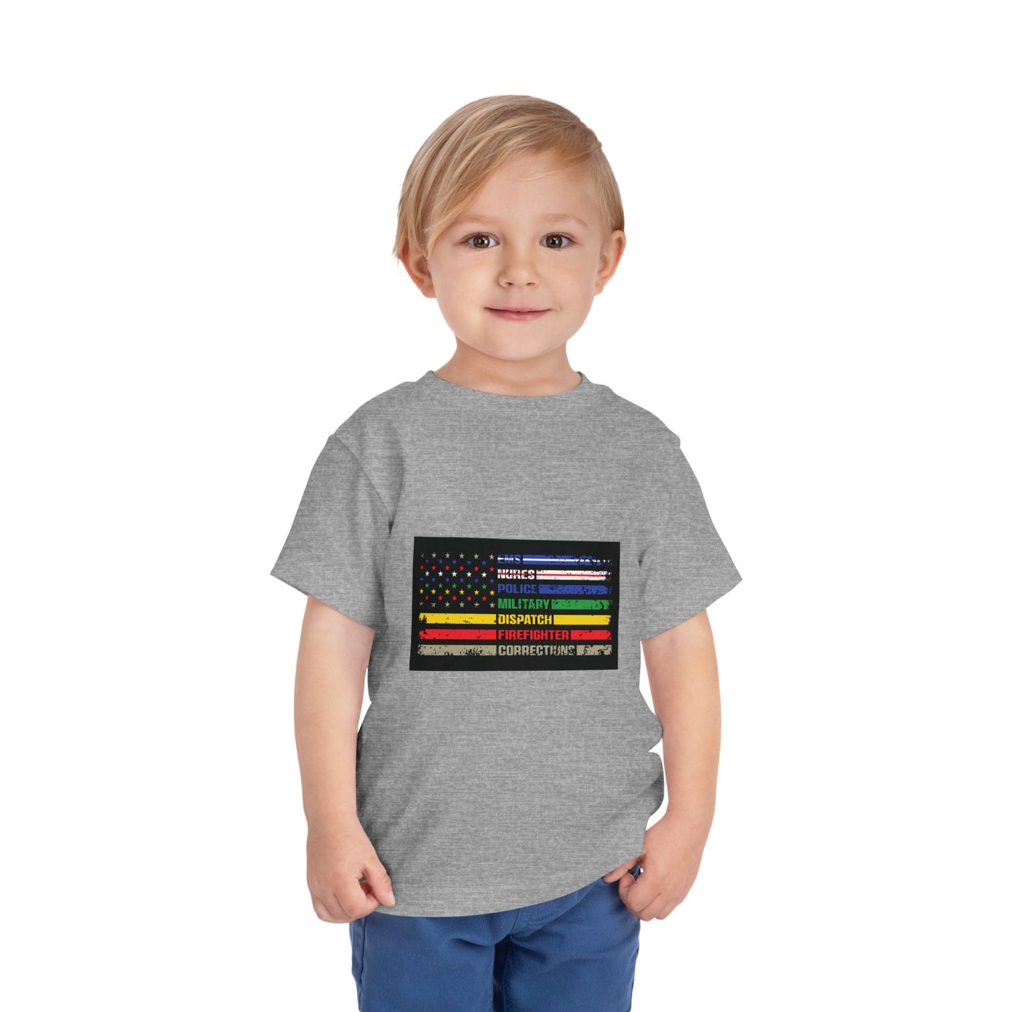 First Responder Toddler Unisex Short Sleeve Crewneck Tee