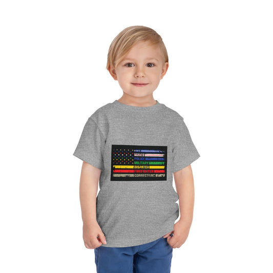 First Responder Toddler Unisex Short Sleeve Crewneck Tee