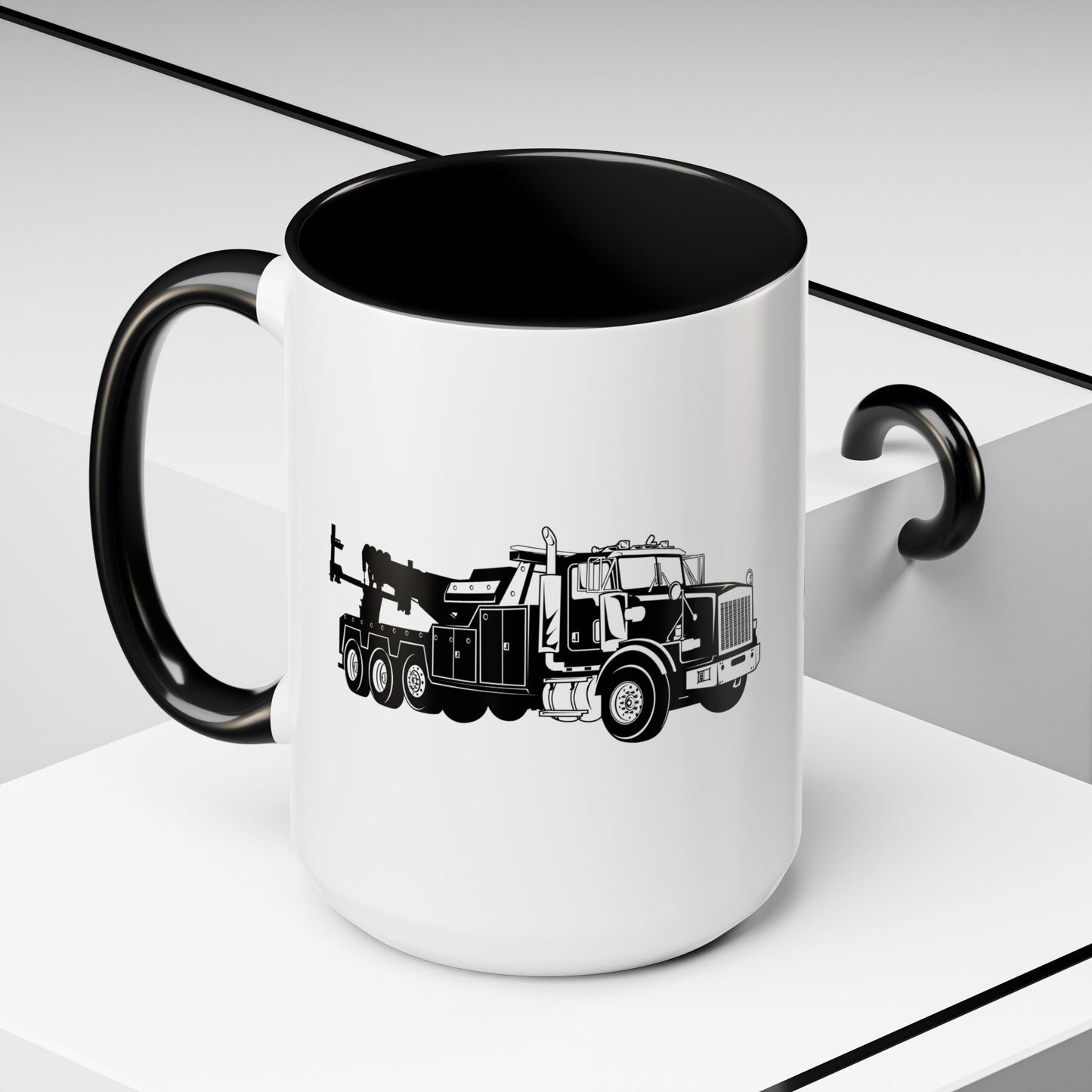 Heavy Tow Truck 2-Tone Coffee Mug
