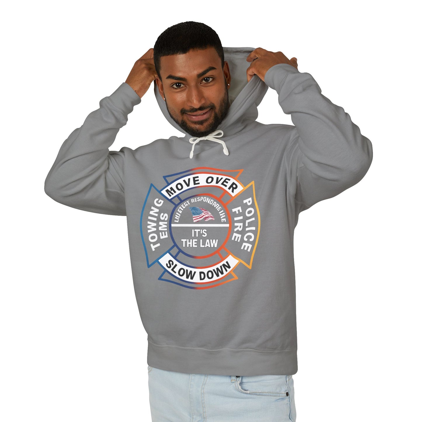 Let First Responders Live Unisex Lightweight Hoodie