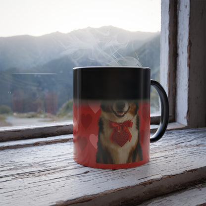 Cupid's Companion Aussie Color Changing Mug