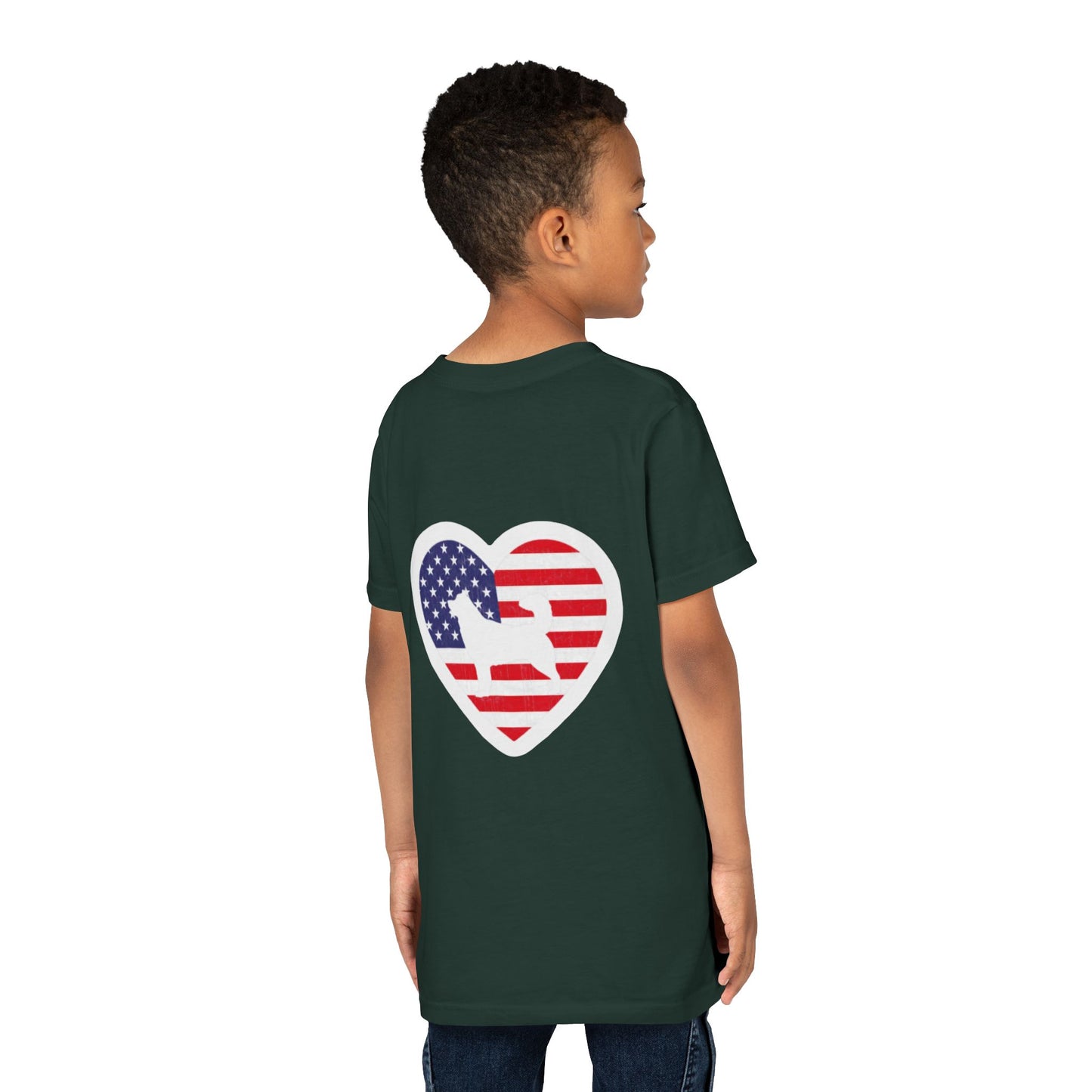 Malamute Flag Youth Unisex Short Sleeve Crewneck Tee