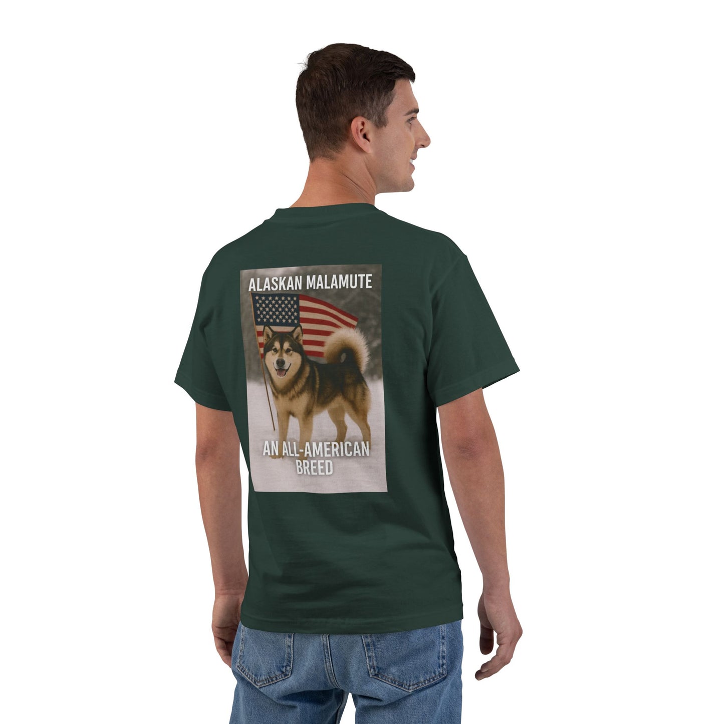 All-American Breed Men's Short-Sleeve Crewneck Tee