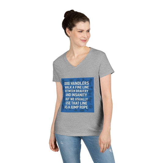 Jump Rope Women's V-Neck T-Shirt