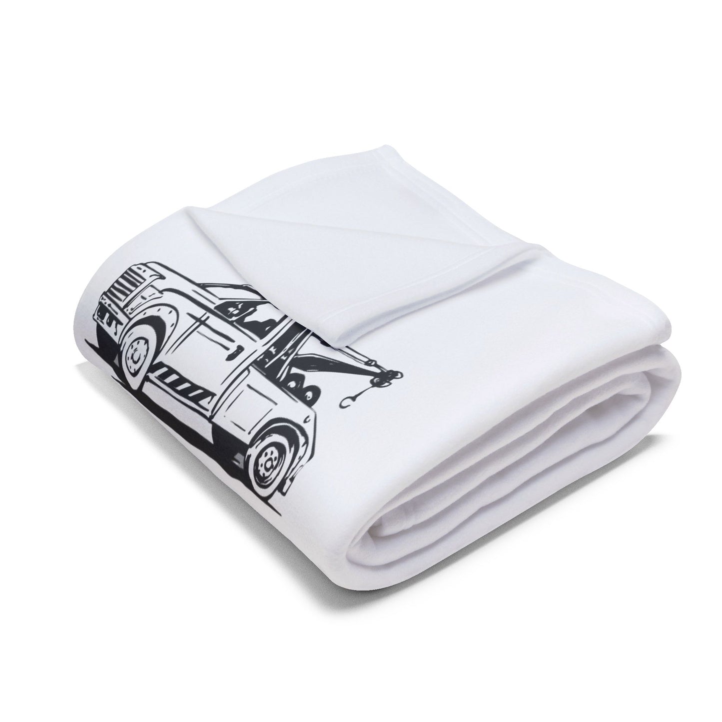 I Can't Fix Stupid Wheel Lift Tow Truck Arctic Fleece Blanket