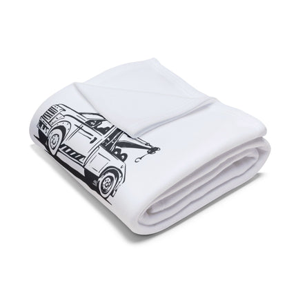 I Can't Fix Stupid Wheel Lift Tow Truck Arctic Fleece Blanket