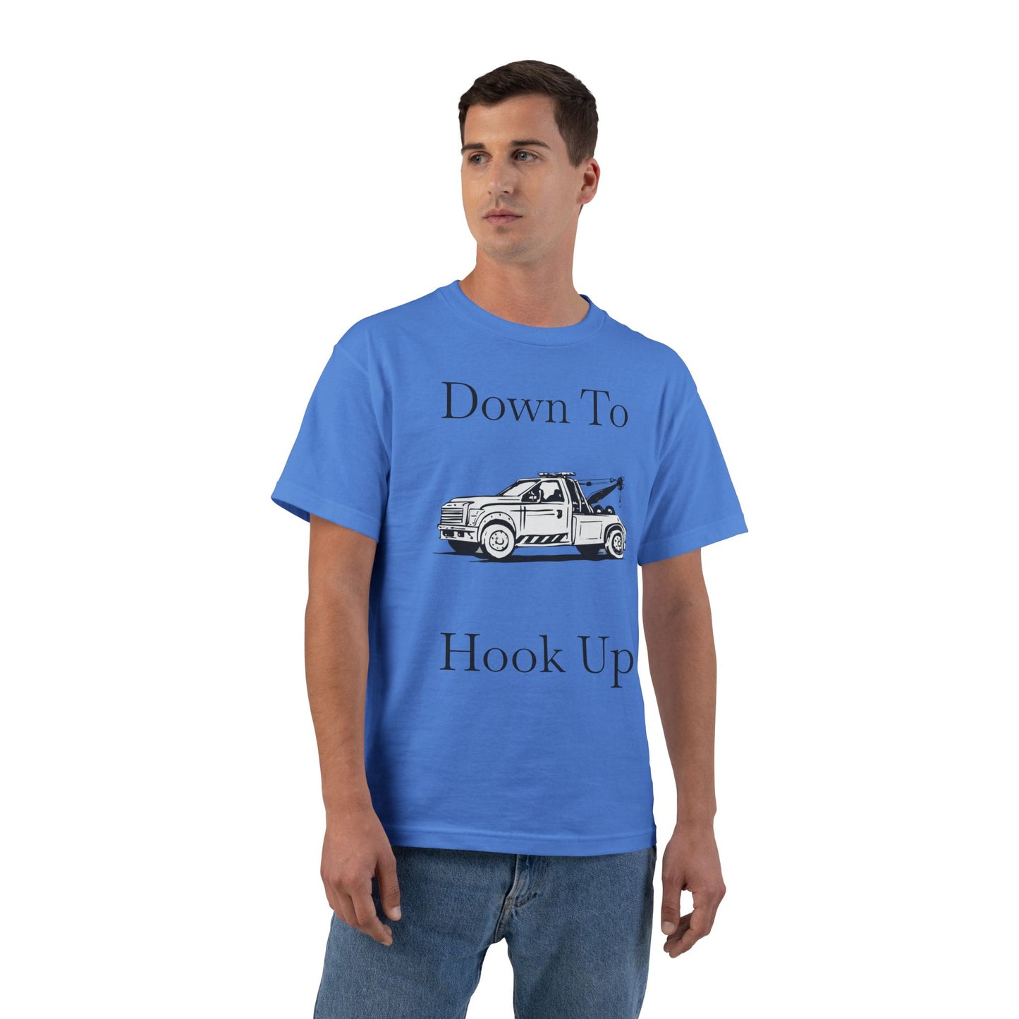 Down To Hook Up Men's Short-Sleeve Crewneck Tee