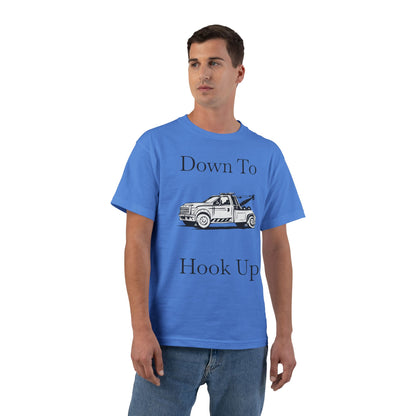 Down To Hook Up Men's Short-Sleeve Crewneck Tee