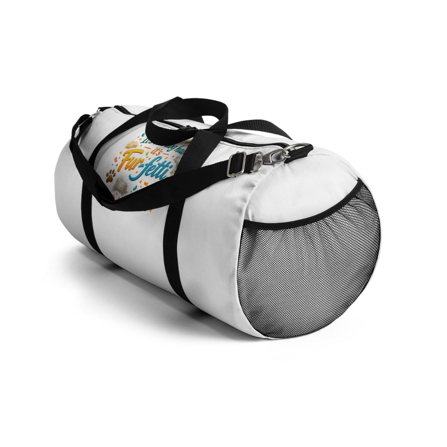 Fur-Fetti Dog Duffel Bag