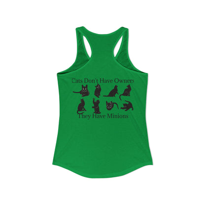 Cat Minions Women's Racerback Tank