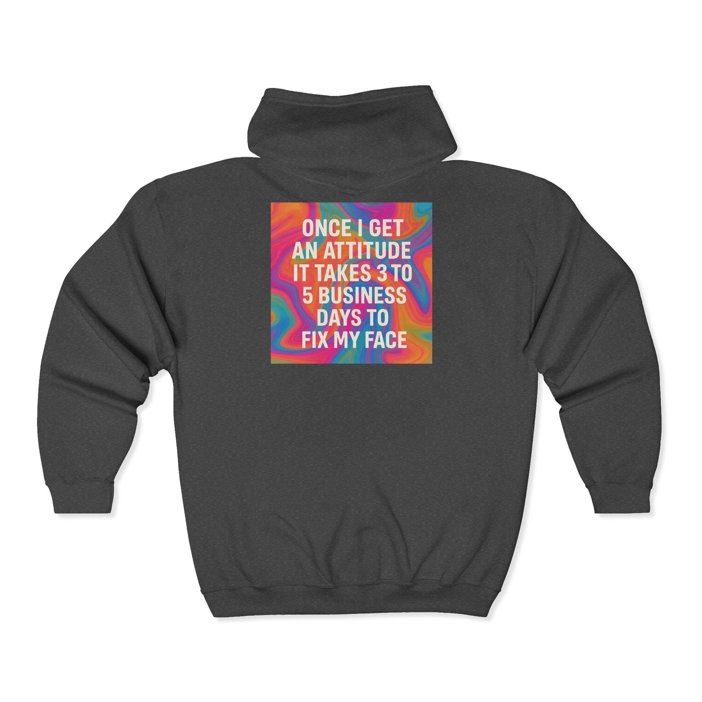 Fix My Face Unisex Full Zip Hoodie