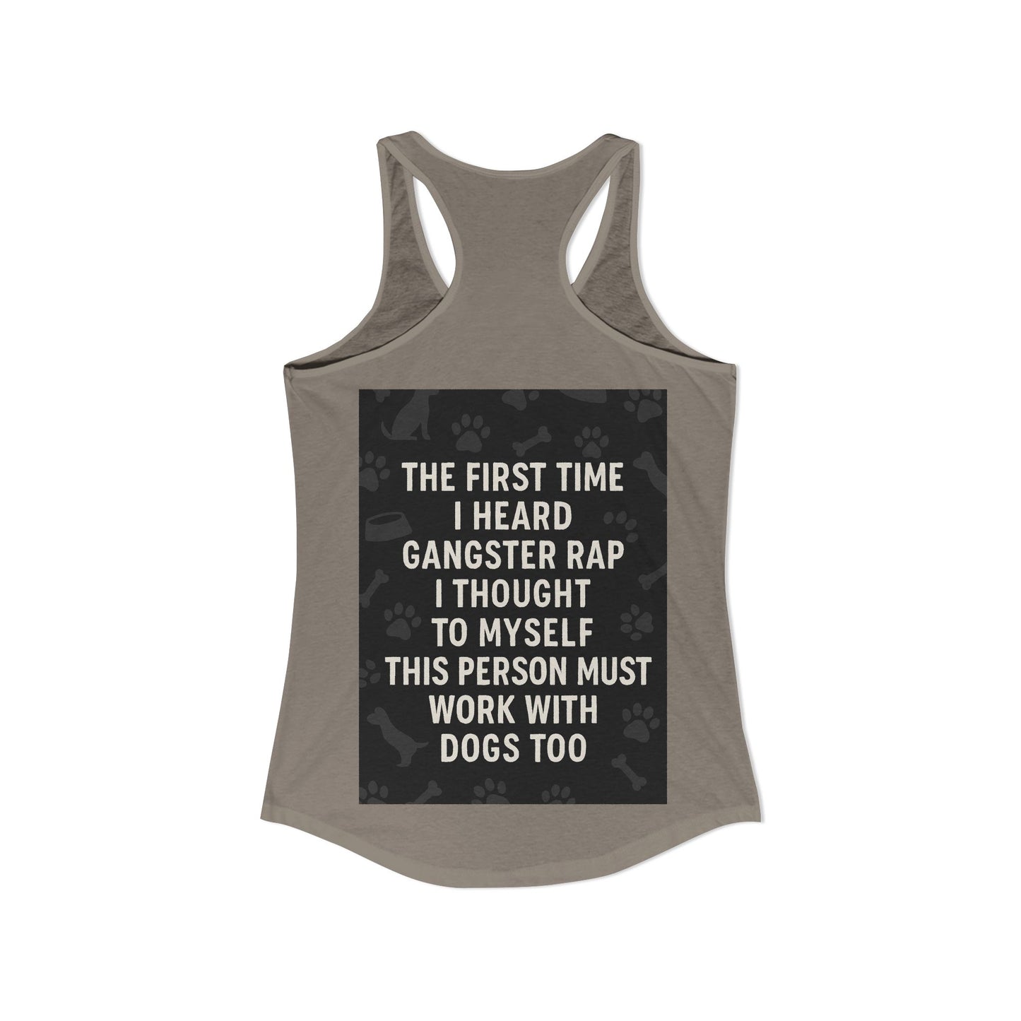 Gangster Rap Women's Racerback Tank