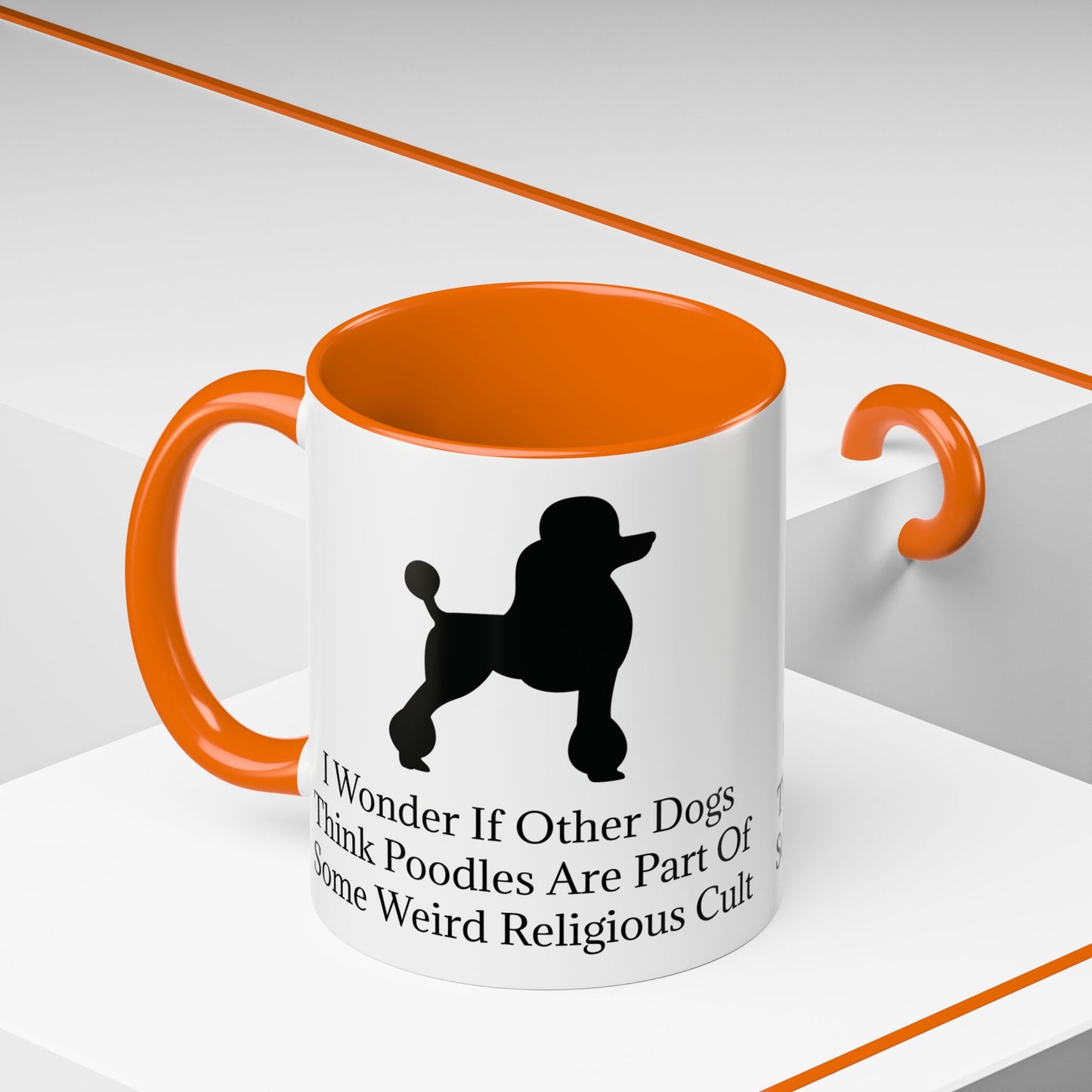 I Wonder 2-Tone Coffee Mug