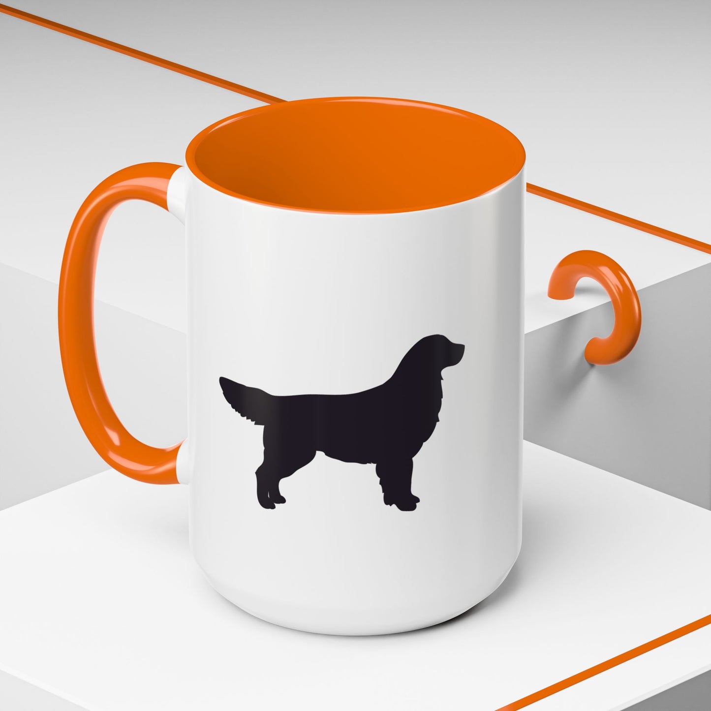 Golden Silhouette 2-Tone Coffee Mug