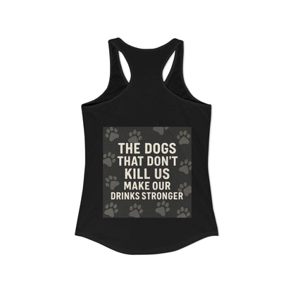 Drinks Stronger Women's Racerback Tank