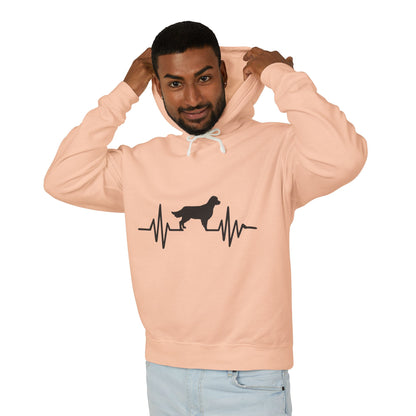 My Heart Beats For Goldens Unisex Lightweight Hoodie