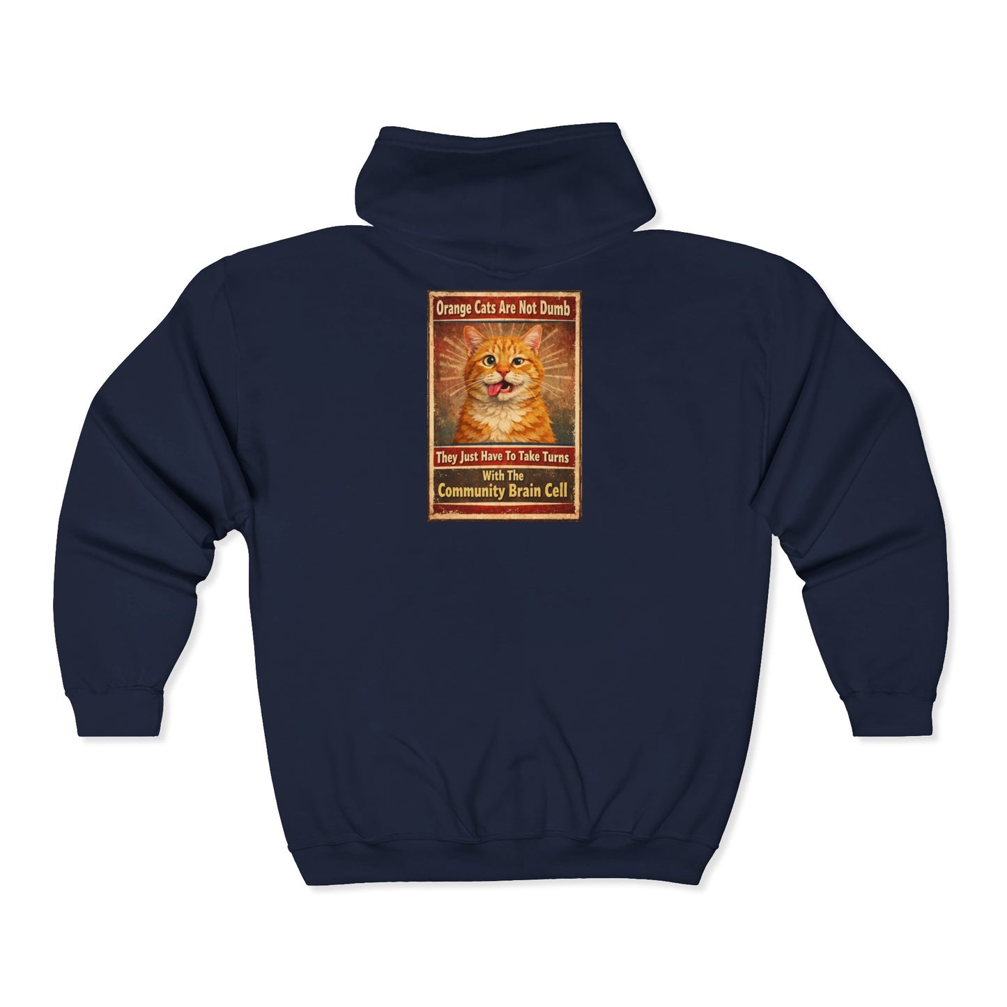 Community Brain Cell Unisex Full Zip Hoodie
