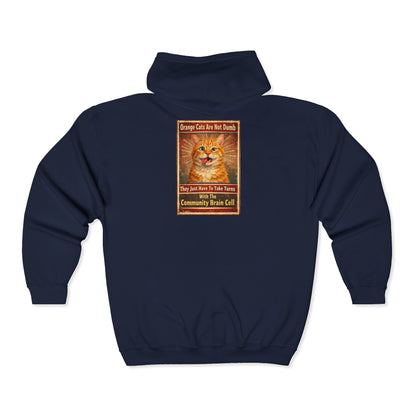 Community Brain Cell Unisex Full Zip Hoodie