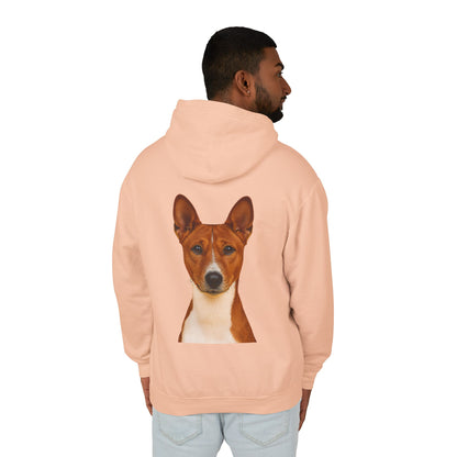Basenji Head Unisex Lightweight Hoodie