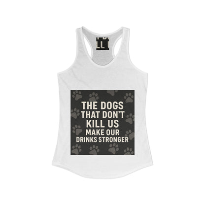 Drinks Stronger Women's Racerback Tank