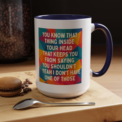 No Filter 2-Tone Coffee Mug