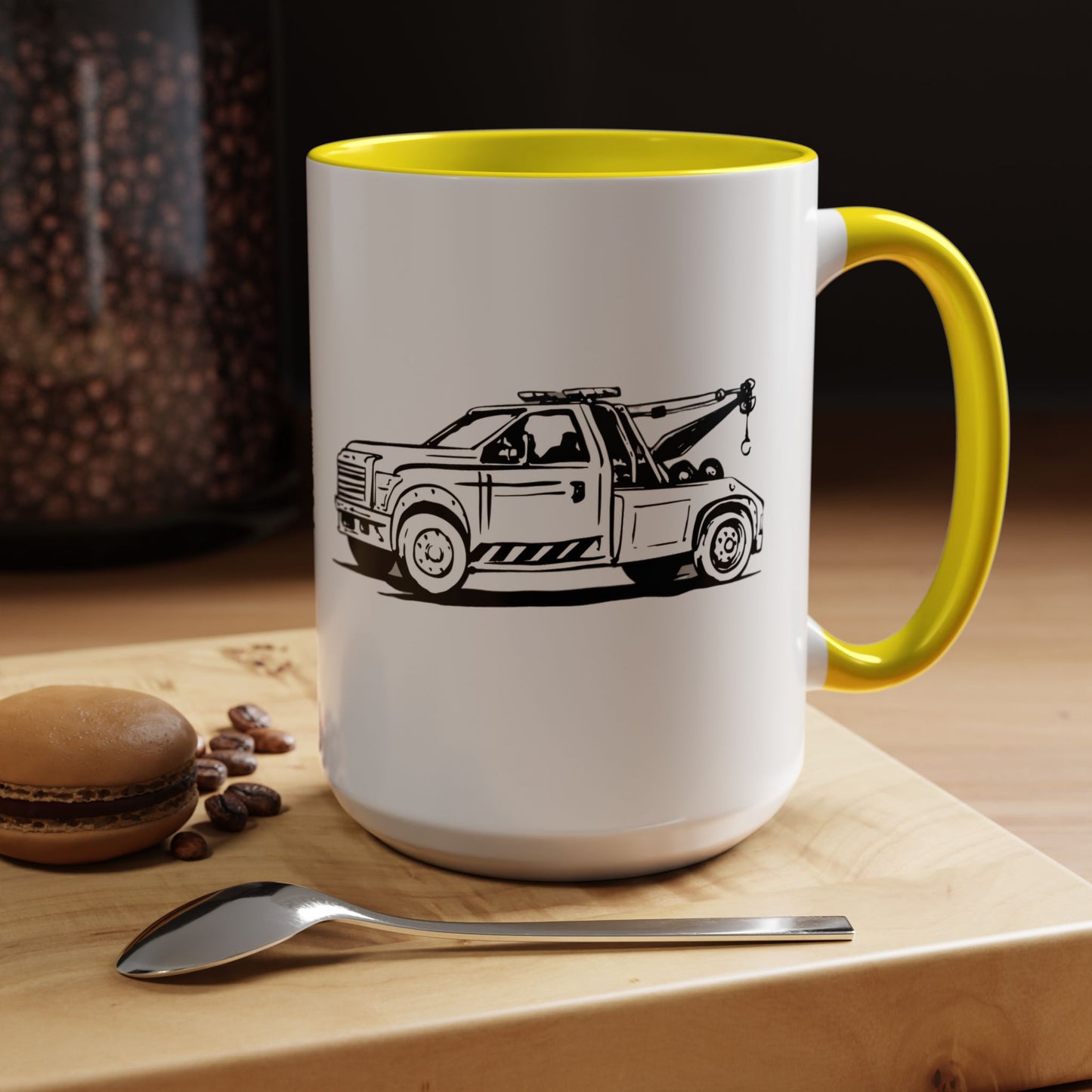 Wheel Lift Tow Truck 2-Tone Coffee Mug