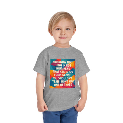 No Filter Toddler Unisex Short Sleeve Crewneck Tee