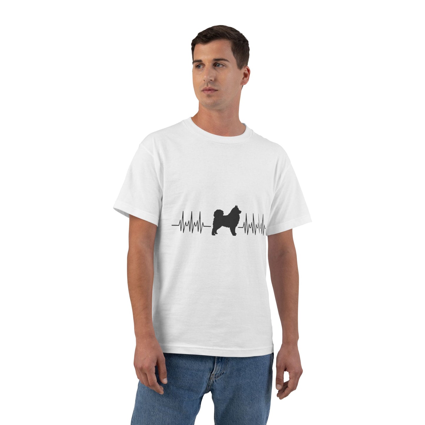My Heart Beats For Samoyeds Men's Short-Sleeve Crewneck Tee
