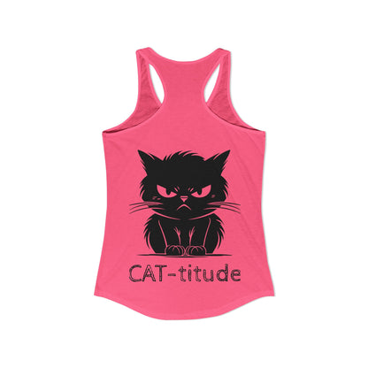 CAT-titude Women's Racerback Tank